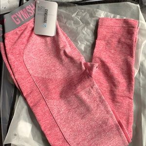 GymShark Flex Leggings V3- Dusty Pink-Medium